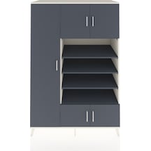 Kronos Dolap 10 Raflı 5 Kapaklı 132x59x195 Aytaşı-antrasit/an... Aytaşı