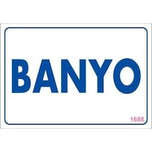 Mey İthalat Banyo Uyarı Levhası 17,5x25 Kod:1688 Renkli