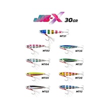 Fujin Jig-x 30gr Light Jigging Jig Yem Mt02pinkzebraglow