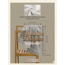 Buğz Nevresim Dünyası Prime Havlu 70x140 Gri Diğer