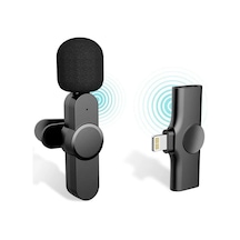 Iphone Girişli Telefon Uyumlu Wireless Youtube Tiktok Yayın Kablosuz Yaka Mikrofonu