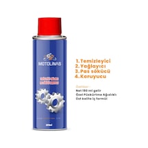 GENEL TEMİZLEYİCİ, YAĞLAYICI, PAS SÖKÜCÜ, KORUYUCU 200 ML SPREY