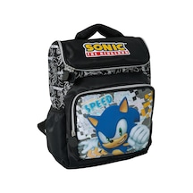 Sonic The Hedgehog Okul Çantası Siyah