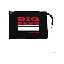 Zepplin Giyim Big Bang Siyah Clutch Astarlı Cüzdan / El Çantası