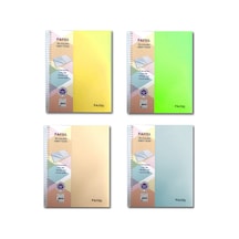 Keskin Color A4 80 Yaprak Spiralli Pastel Renk Kareli Sunum Defteri Çok Renkli