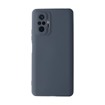 Xiaomi Redmi Note 10 Pro Kılıf Nano İçi Kadife Silikon - Gri -
