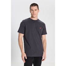 Wrangler Erkek T-shirt Siyah Yuvarlak Yaka Tişört - 5003142864 Siyah