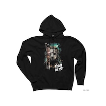 Friday The 13th 13üncü Cuma Siyah Fermuarlı Kapşonlu Sweatshirt