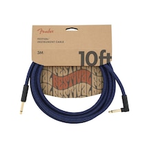 Fender 10' Angled Festival Pure Hemp Enstrüman Kablosu
