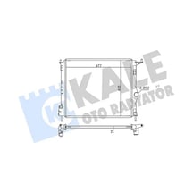 Kale 346010 Motor Radyatoru 8200735038