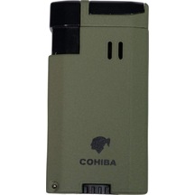 Cohiba Çift Torch Pürmüz Yeşil Puro Çakmağı - Tr8934