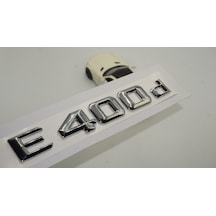 E400d Bagaj Krom Metal 3M 3D Yazı Logo