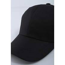 Cappello Düz Siyah Unisex Şapka Siyah