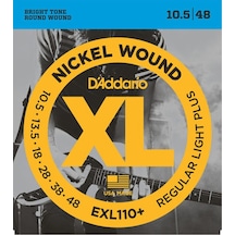 D'addario Exl110+ Nickel Wound. Regular Light Plus. 10.5-48 Takım