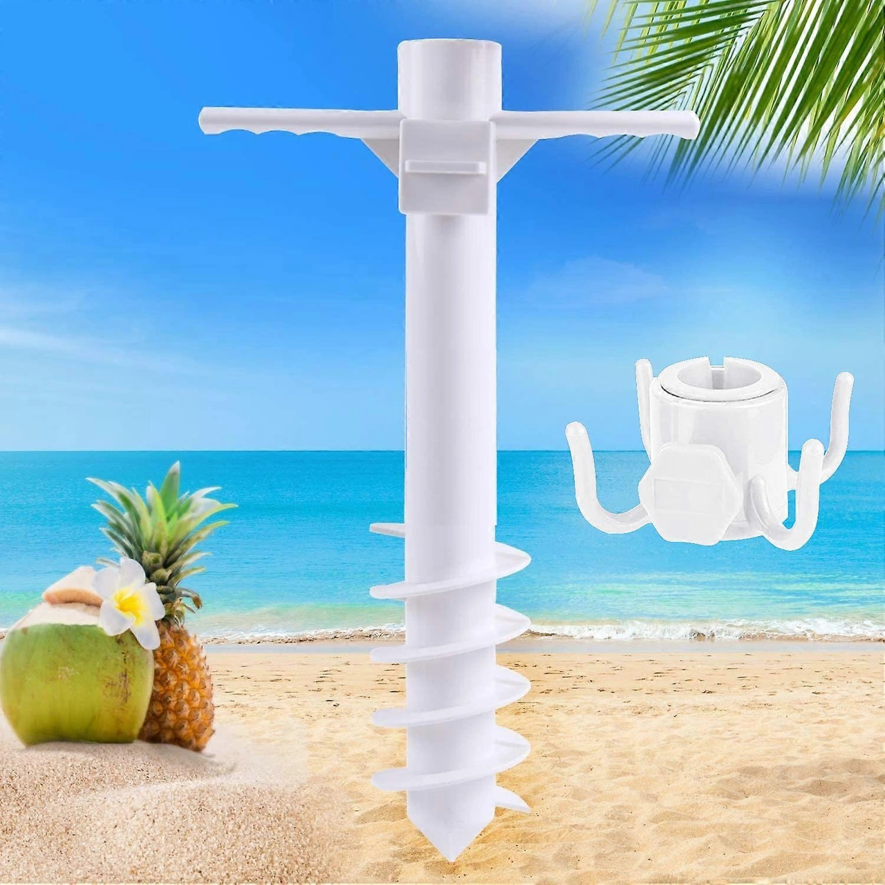 Spiral Şemsiye Standı, Şemsiye Tutucu, Şemsiye İçin Saplı Vida Montajı, 38 Cm Spiral Şemsiye Standı, Şemsiye Tutucu, Şemsiye İçin Saplı Vida Montajı Çok Renkli