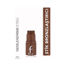 Flormar To Go Doğal Bitişli & Nemlendirme Etkili Kremsi Stick Bronzer 003 Deep Coffee