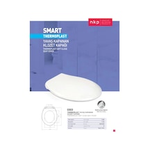 Nkp Smart Thermoplast Yavaş Kapanan Klozet Kapağı - Nkp0303