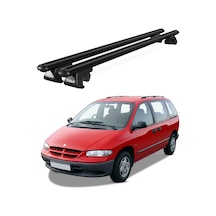 Venüs Chrysler Voyager 1996-2001 Uyumlu Siyah Ara Atkı Port Bagaj Tavan Barı