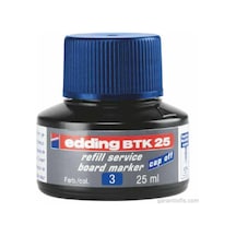 Btk 25 Tahta Kalemi Yedek Mürekkebi, 25 Ml, Mavi Tek Renk