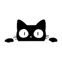 Kedi Sticker 6 Farklı Renk Seçeneği
