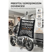 Çift Cepli Ultra Esnek Profesyonel Kask Ve Kargo Sabitleme Filesi 723015