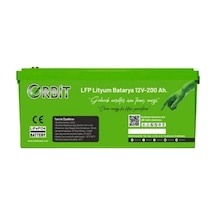 Orbit 12 V 200 Ah Lifepo4 Akü-abs Kasa