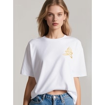 Ogc Lotus Oversize Unisex T-shirt Beyaz