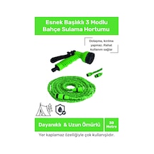 Özel Üretim Dolaşmaz Kırılmaz 7 Kademeli Uzayan Bahçe Sulama Araç Yıkama Tabancalı 30 Metre Hortum