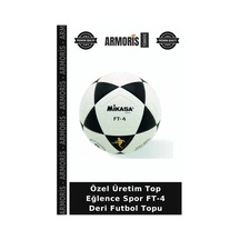 Özel Üretim Top Eğlence Spor Ft-4 Deri Futbol Topu Çok Renkli