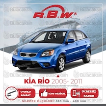 RBW Kia Rio 2005 - 2011 Ön Muz Silecek Takım