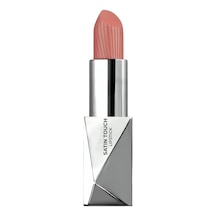 Uzun Süre Kalıcı Nemlendirici Pürüzsüz Etkili Yarı Mat Ruj Satin Touch Lipstick 801 Pastel Apricot Çok Renkli