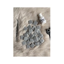 Sanatsal Mozaik Gri 2,5x2,5cm Mozaik Sanatı Malzeme 100gr