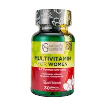 4 Adet Nature's Supreme Multivitamin For Women 30 Kapsül
