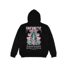 Startmore Adrift Infinite Siyah Oversize Unisex Kapüşonlu Sweatshirt Hoodie Siyah