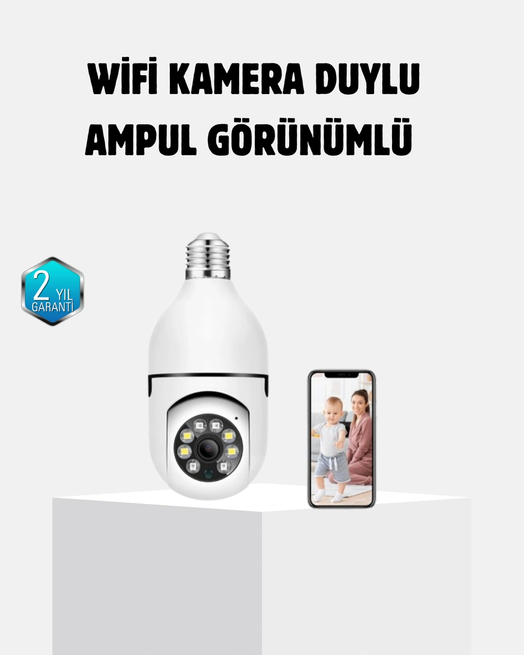 360 Derece Dönebilen Akıllı Duylu Kamera Ptz, Uzaktan Kontrol, Hareket Algılama .