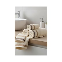 50x90 Cm El Yüz Havlusu Seti, %100 Pamuk İle Yumuşak Doku 6 Renk
