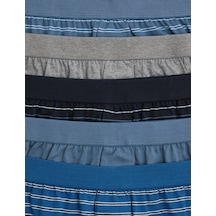 Marks & Spencer Cool & Fresh 5'li Boxer T14008382f Mavi Mix