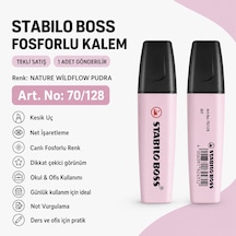 Boss Fosforlu Kalem 1 Adet Metin İşaretleme Kalemi Pudra