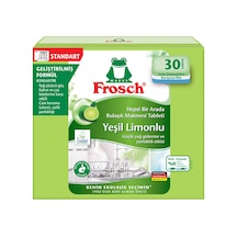 Frosch Yeşil Limon Bulaşık Makinesi Tablet 30'lu - 2 Adet Tarı