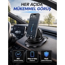 Çok Fonksiyonlu Araç İçi Telefon Tutucu Gizlenebilir Telefon Numarası Özellikli Stand