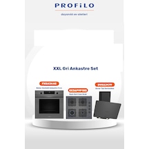 Profilo FXSA344G - OE36P9P10D - DVK6J479 3'lü Gri Ankastre Set