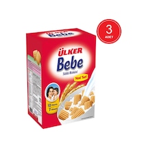 Ülker Sütlü Bebe Bisküvisi 3 x 800 G