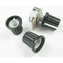 Potansiyometre Başlığı Siyah-kırmızı