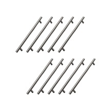 10 Adet Titanyum Renk 192mm 19,2cm Metal Mobilya Mutfak Dolap Çekmece Dolabı Kulbu Kulpu Kulpları