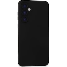 Newface Samsung Uyumlu Galaxy S24 Plus Kılıf Nano İçi Kadife Silikon - Siyah Siyah