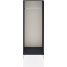 Arges Dolap Kapaklı Tek Askılı 60x30x163 Antrasit-antrasit Antrasit