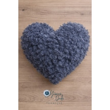 Alize 5 Adet Puffy El Örgü Ipliği 5'li Paket - 87 Koyu Gri - 100 Gr. 9 Mt. Parmak Örgü Ipi