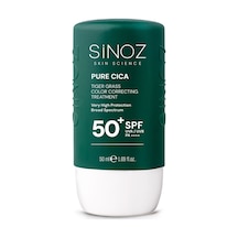 Sinoz Pure Cica Tiger Grass Ton Eşitleyici Güneş Kremi 50 Ml - 2 Adet Tarı