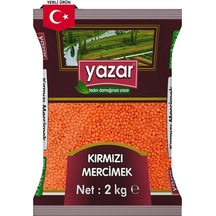 Yazar Yerli Kırmızı Mercimek 2 KG