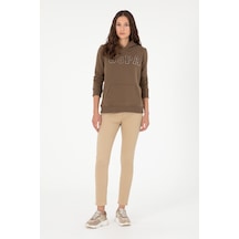 U.s. Polo Assn. Kadın Kum Pantolon Kanvas-chino 50290499-vr085 Kum